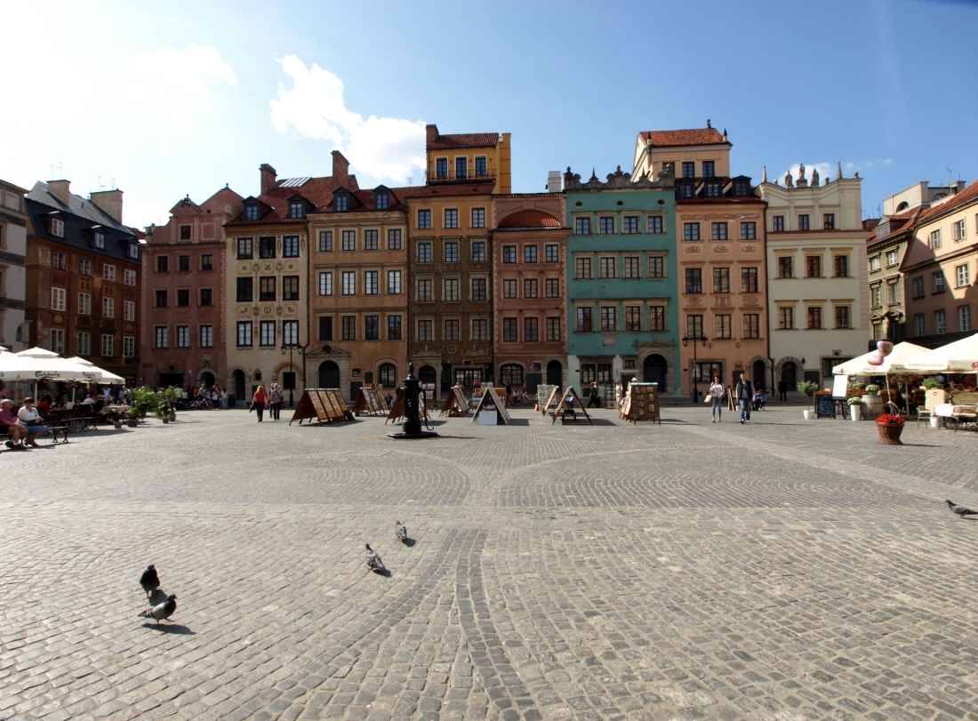 Varsovie, le Rynek (Rynek Strergo Miasta)